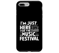 Sono qui solo per il festival musicale Live Music Lover Raver Custodia per iPhone 7 Plus/8 Plus