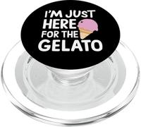 Sono qui solo per il gelato italiano al gelato alla fragola PopSockets PopGrip per MagSafe