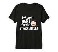 Sono Qui Solo per Il Gelato Italiano Stracciatella Maglietta Premium