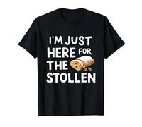 Sono Qui Solo per Il marzapane Tedesco Stollen Maglietta