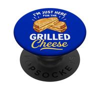 Sono qui solo per il panino al formaggio grigliato PopSockets PopGrip Adesivo