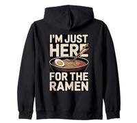 Sono Qui Solo per Il Ramen Noodle Bowl Felpa con Cappuccio
