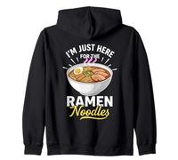 Sono Qui Solo per Il Ramen Noodles Bowl Felpa con Cappuccio