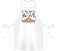 Sono Qui Solo Per Il Savasana Divertente Grembiule In Cotone 100% Biologico