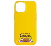Sono qui solo per il Savasana Sloth Yoga Custodia per iPhone 15