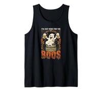 Sono Qui Solo per la Birra Boos Ghost Halloween Retro Canotta