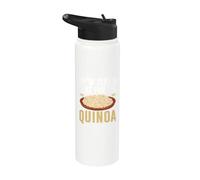 Sono qui solo per la quinoa Stainless Steel Insulated Water Bottle