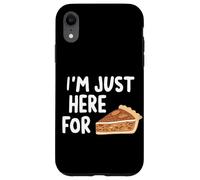 Sono qui solo per la ricetta del dessert del sud della torta di noci pecan Custodia per iPhone XR