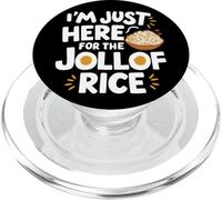 Sono qui solo per la ricetta della Nigeria dell'Africa occidentale del riso Jollof PopSockets PopGrip per MagSafe