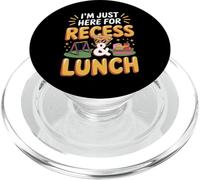 Sono qui solo per la ricreazione e il pranzo. Divertente ritorno a scuola PopSockets PopGrip per MagSafe