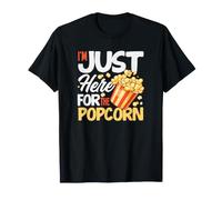 Sono Qui Solo per la Serata del Film Popcorn Maglietta