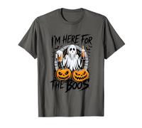 Sono Qui Solo per la Spooky Halloween Design Night di Boos Maglietta