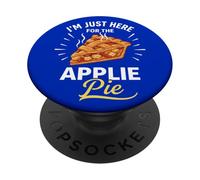Sono qui solo per la torta di mele PopSockets PopGrip Adesivo