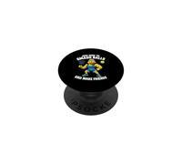 Sono Qui Solo Per Spaccare E Farmi Degli Amici - Padel Duck PopSockets PopGrip Adesivo