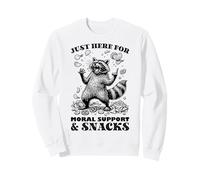 Sono Qui Solo per Supporto Morale e spuntini per Gli Amanti Felpa