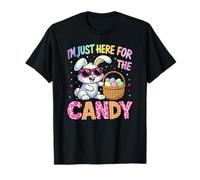 Sono Qui Solo per The Candy Cute Easter Bunny Maglietta
