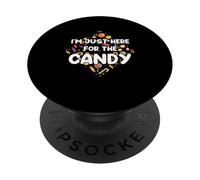 Sono qui solo per The Candy Halloween Candy Shirt Food Humor PopSockets PopGrip Adesivo