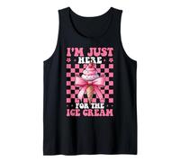 Sono Qui Solo per The Ice Cream Cone Girl Mom Pink Coquette Canotta