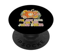 Sono qui solo per The Juice Boxes Soccer Parent PopSockets PopGrip Adesivo