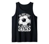 Sono Qui Solo per The Snacks Soccer Mom Funny Game Day Canotta