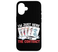 Sono qui solo per vincere il contratto Custodia per iPhone 16
