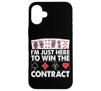 Sono qui solo per vincere il contratto Custodia per iPhone 16 Plus
