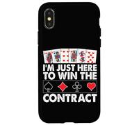 Sono qui solo per vincere il contratto Custodia per iPhone X/XS
