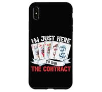 Sono qui solo per vincere il contratto Custodia per iPhone XS Max