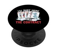 Sono qui solo per vincere il contratto PopSockets PopGrip Adesivo