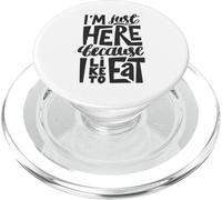 Sono qui solo perché mi piace mangiare PopSockets PopGrip per MagSafe