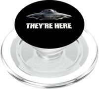 Sono Qui UFO UAP Alien PopSockets PopGrip per MagSafe