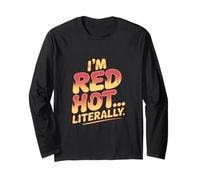 Sono Red Hot Letteralmente Sunburn Maglia a Manica