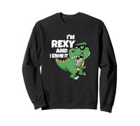 Sono Rexy e Lo so Funny Dinosaur Felpa