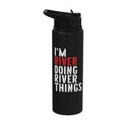 Sono River che fa cose sul fiume Stainless Steel Insulated Water Bottle