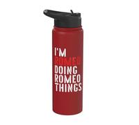 Sono Romeo che fa Romeo cose Stainless Steel Insulated Water Bottle