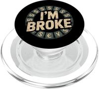 Sono rotto Significato divertente dire chi non ha soldi Sono rotto PopSockets PopGrip per MagSafe