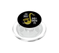 Sono Saxy e tu lo sai Funny Music Pun PopSockets PopGrip per MagSafe