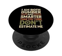 Sono sia più stupido che più intelligente di quanto pensi non stimarmi PopSockets PopGrip Adesivo