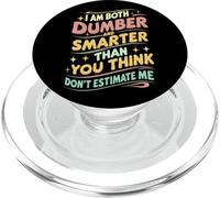 Sono sia più stupido che più intelligente di quanto pensi non stimarmi PopSockets PopGrip per MagSafe