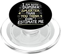 Sono sia più stupido che più intelligente di quanto pensi non stimarmi PopSockets PopGrip per MagSafe