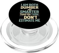 Sono sia più stupido che più intelligente di quanto pensi non stimarmi PopSockets PopGrip per MagSafe
