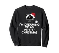 Sono Sognando Un Meme per sviluppatori Web di Natale #FFFFFF Felpa