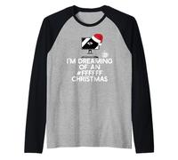 Sono Sognando Un Meme per sviluppatori Web di Natale #FFFFFF Maglia con Maniche Raglan