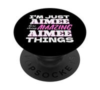 Sono solo Aimee qui facendo cose incredibili di Aimee PopSockets PopGrip Adesivo