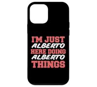 Sono solo Alberto che fa Alberto Things Funny Nome Custodia per iPhone 12 mini