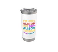 Sono solo Alison che fa Alison Cose Sei il benvenuto Bicchiere termico in acciaio inox doppia parete