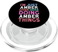 Sono solo Amber qui a fare il nome Amber Things PopSockets PopGrip per MagSafe
