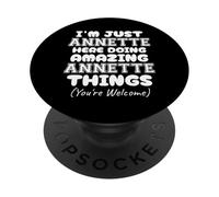 Sono solo Annette qui a fare cose incredibili Annette PopSockets PopGrip Adesivo