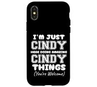 Sono solo Cindy qui a fare cose incredibili di Cindy Custodia per iPhone X/XS