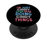 Sono solo Cindy qui a fare il nome di Cindy Things PopSockets PopGrip Adesivo